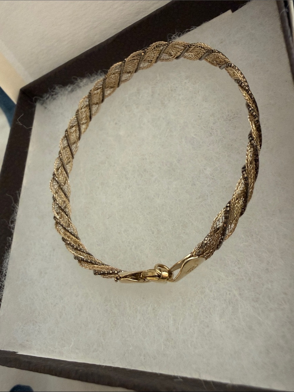 Freida Rothman Vault Multi-Strand Mesh Light Bracelet 925 Sterling Silver Twist